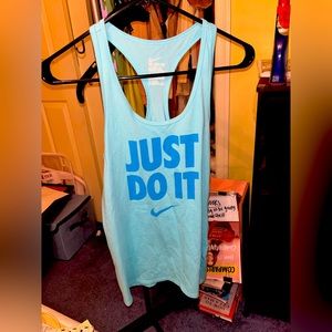 Light Blue Nike Tank Top- size small